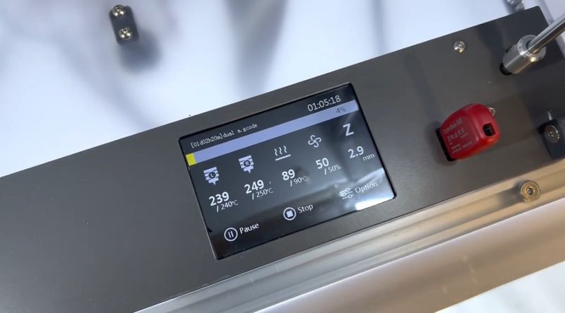a printer controls on the LUGOLABS LUGO G3