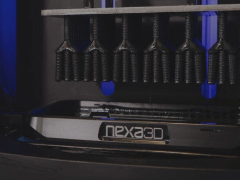 a build volume on the Nexa3D NXE 200 3D Printer