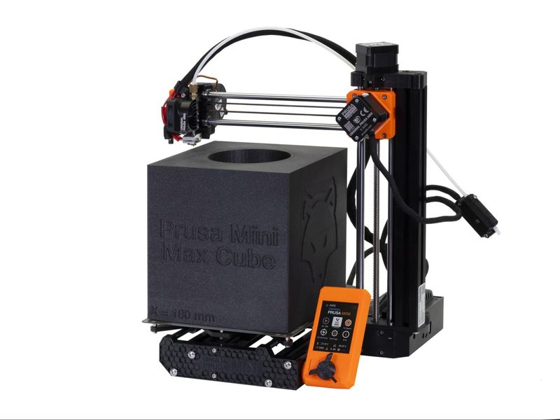 a build volume on the Original Prusa MINI+ Semi-assembled 3D Printer