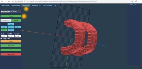The printer software, NanoDLP, is able to slice your 3D models directly onboard