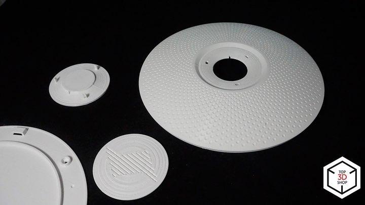 The textured surfaces of these PLA-made covers are almost perfect.