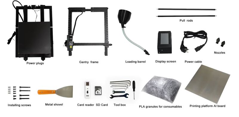 Piocreat G5 Pellet 3D Printer kit