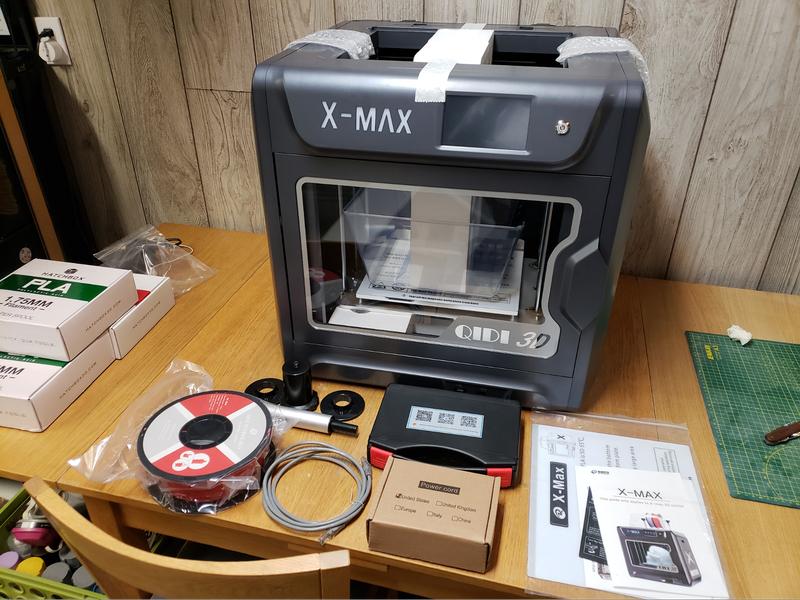What’s in the box 3d printer qidi tech x-max