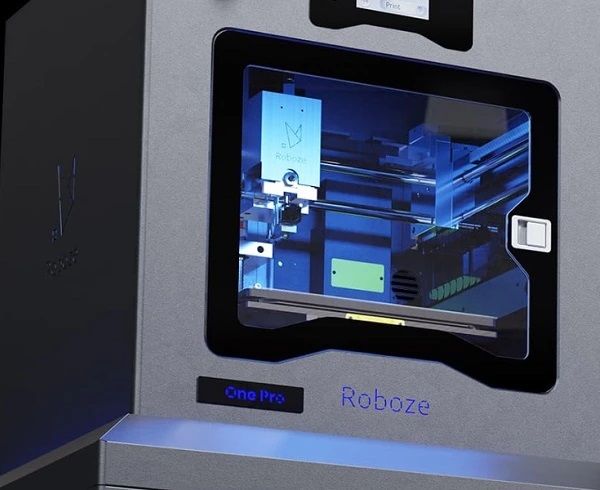 The capacious build volume of the Roboze One PRO 3D printer.