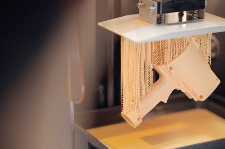 a build volume on the AccuFab-L4K 3D printer