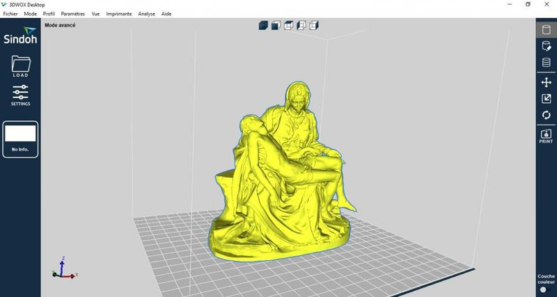 3D models can be printed from computer via Ethernet, USB cable, and Wi-Fi. You can keep an eye on things via the printer’s built-in camera.