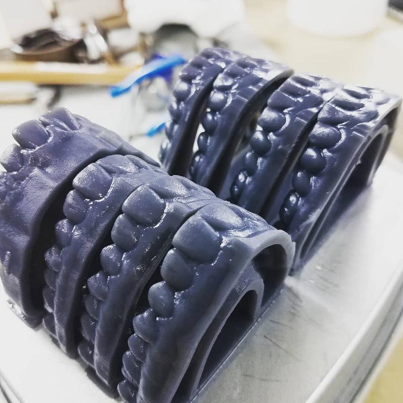 An orthodontic lab uses the MoonRay to print custom dental impressions and aligners just like the ones in the pic. Look how accurate and highly detailed they look