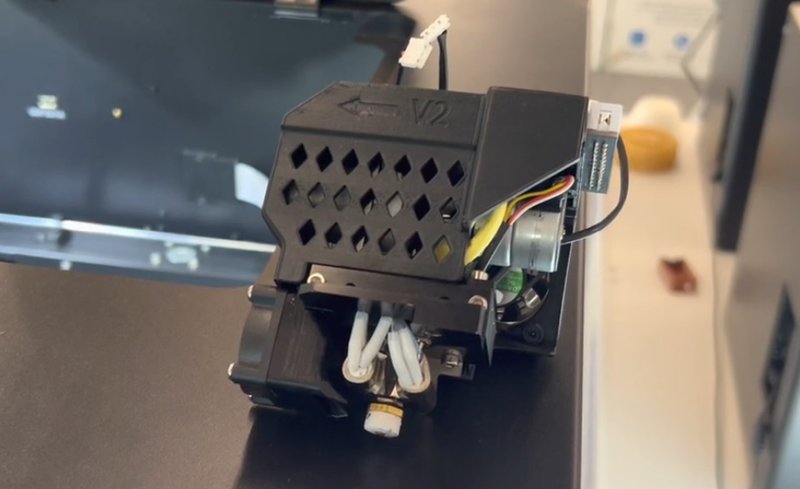 a dual extruder on the Tiertime UP350D 3D Printer