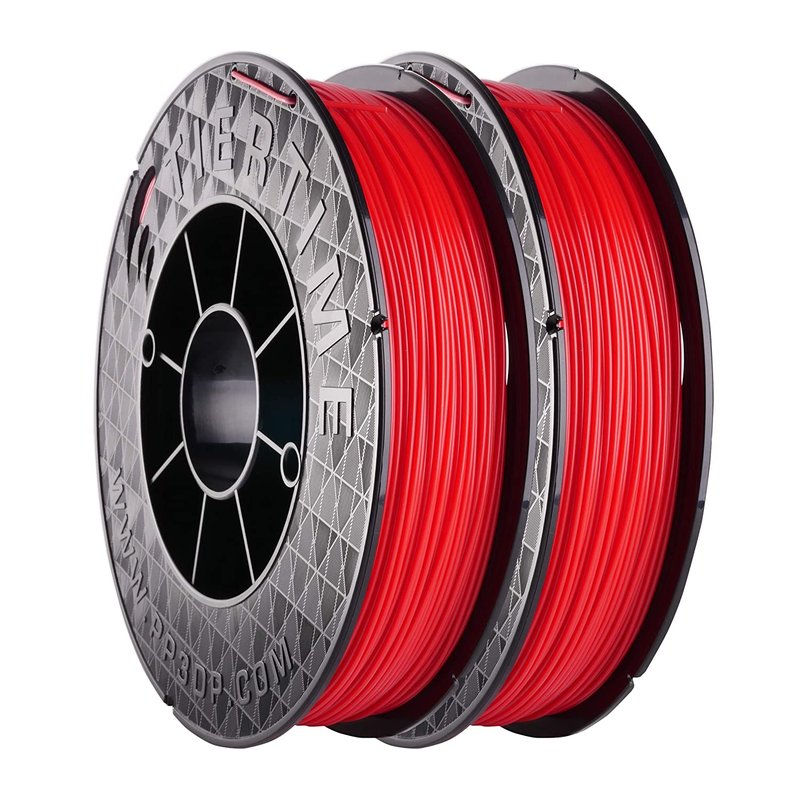 a red filament use on the Tiertime UP600 3D printer