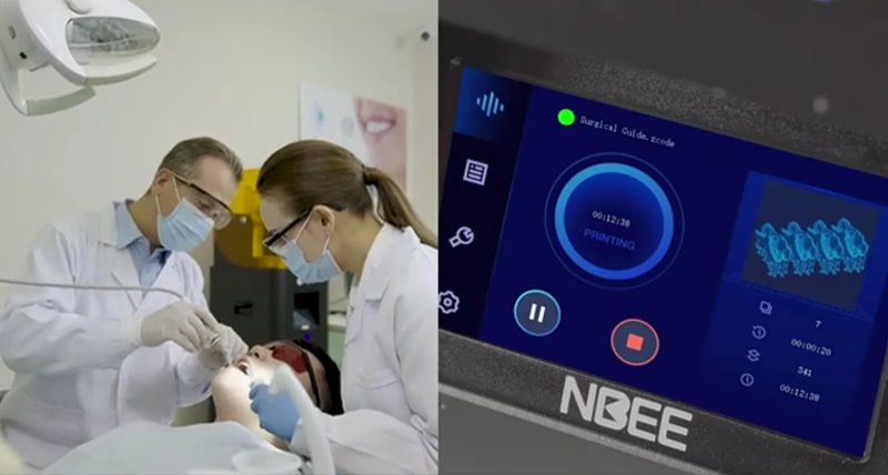 a touchscreen on the Uniz NBEE 3d printer