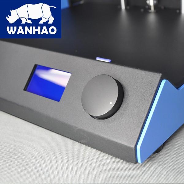 The 3d printer wanhao duplicator 5s caan be controlled via a USB-tethered computer or via the built-in LCD interface. 