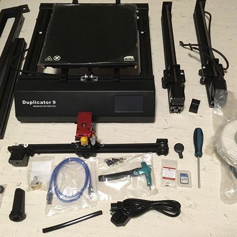 what's in the box Wanhao Duplicator 9