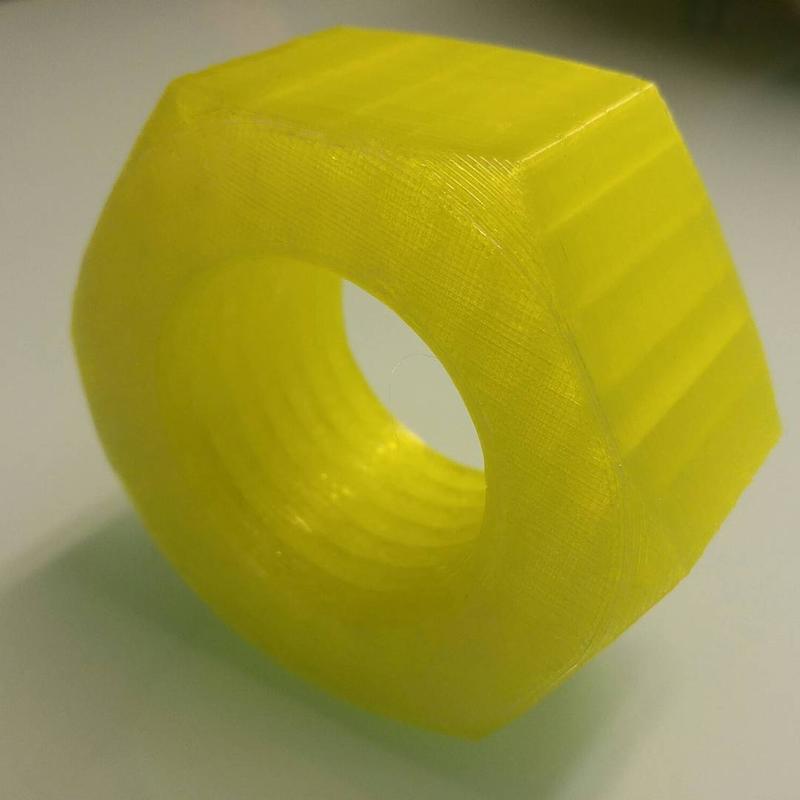  it is able to print custom nuts ensuring high dimensional accuracy.