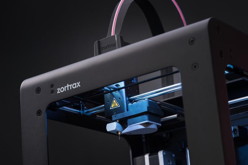The extruder comes with a fan for printing with PLA-type materials. By cooling the model down, it reduces warping, stringing and, generally, makes for higher quality prints.