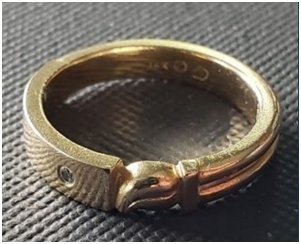 a gold ring