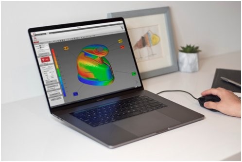 a FlexScan3D software on the Polyga CarbonXL