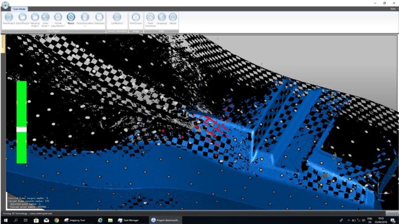 The proprietary 3D scan software runs on Windows operating systems. It exports 3D data in a variety of file formats (STL, OBJ, ASC, DGM, etc.). It is compatible with 3D printing and CAD software alike.
