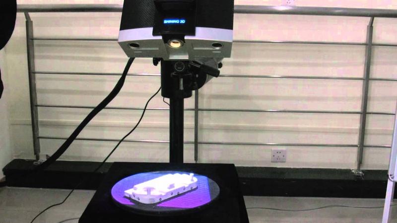 the OptimScan-3M scanning process