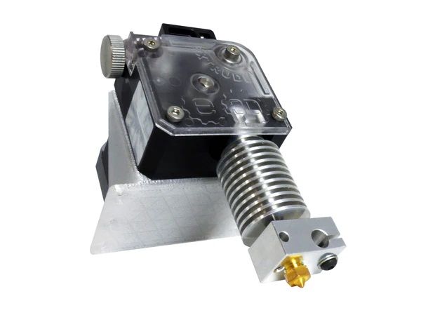 A close-up perspective on the E3D Titan extruder.