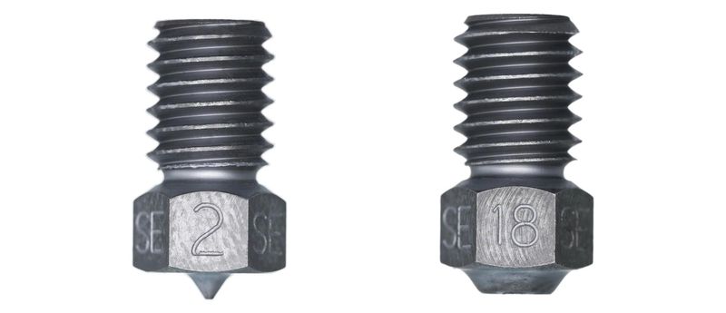 A 0.2 and 1.8 Vanadium nozzles by Slice Engineering.