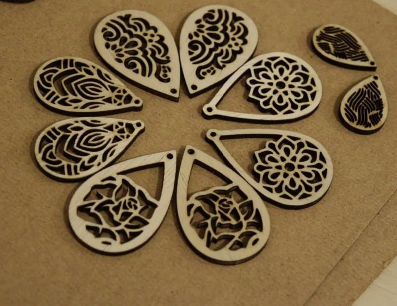 a wood models cut on the FLUX HEXA Laser Cutter and Engraver