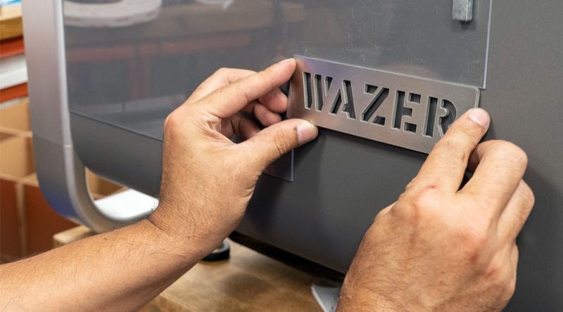 a art and craft studios on the WAZER Waterjet