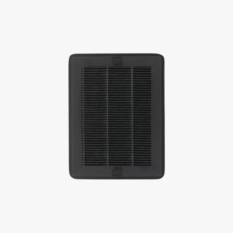 Black rectangular HEPA filter compatible with Bambu P2S 3D printer, showing detailed grid pattern, set against a white background.
