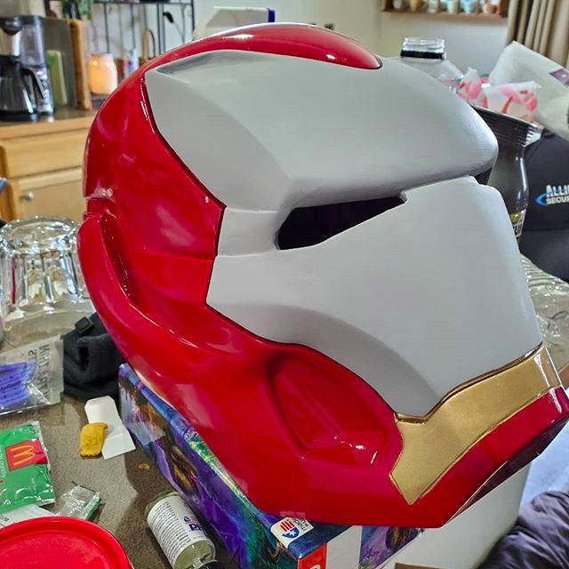 the Iron Man helmet