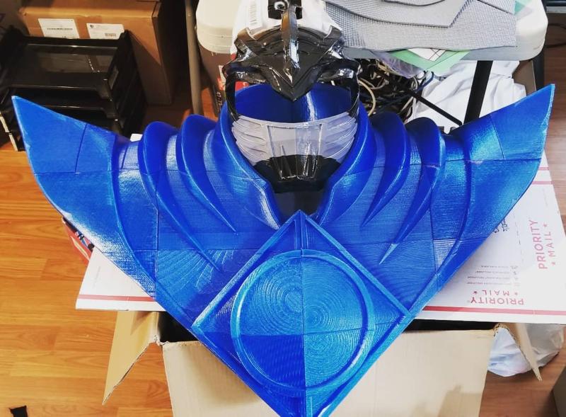 printed shield of Lord Drakkon cosplay costume