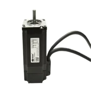 Black motor component with wires, associated with CreatBot D1000 3D printer, shown in a plain setting.