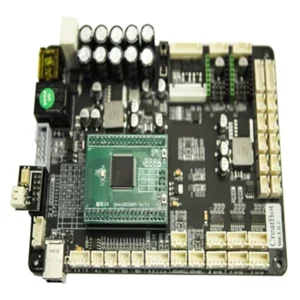 Creatbot D1000 control board with electronic components and connectors for managing 3D printing processes, showcasing advanced technology.