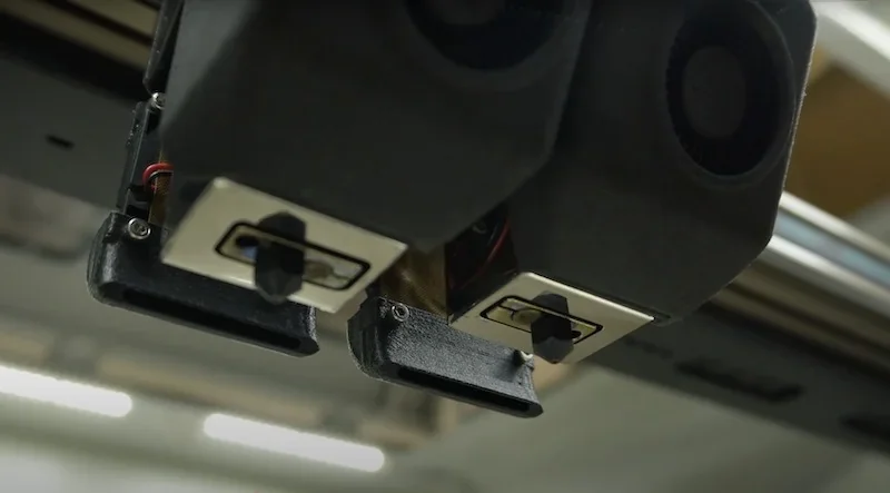 Creatbot D1000 Pro HS printers with dual extruders in action, close-up view inside a workshop, no samples visible.