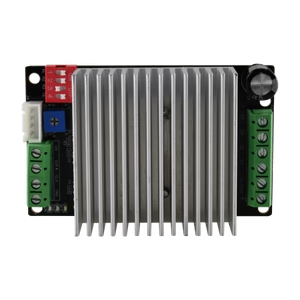 Electronic circuit board with metal heatsink, green and red terminal blocks, associated with CreatBot D600 Pro 3D printer components.