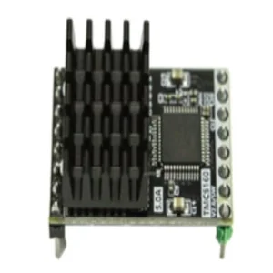 Circuit board with heatsink, likely a component for the creatbot d600 pro2 hs 3D printer, featuring detailed circuitry and compact design.