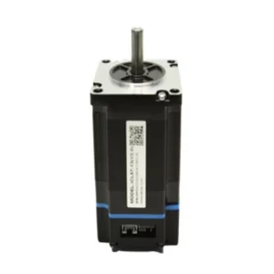 creatbot d600 pro2 hs motor component with visible label, QR code, metal shaft, black housing, blue details; industrial 3D printer part.