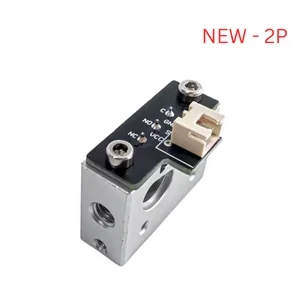 Creatbot F160 3D printer component, metal bracket with electronic connector, labeled "NEW - 2P".