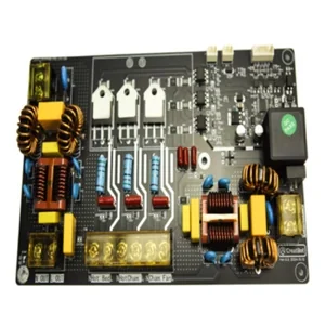 Creatbot F430 NX circuit board, features resistors, capacitors, coils, and connectors, highlighting intricate electronic components.