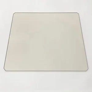 A flat, rectangular, beige 3D printer build plate compatible with Creatbot PEEK-300, showing smooth surface for precise industrial 3D printing results.