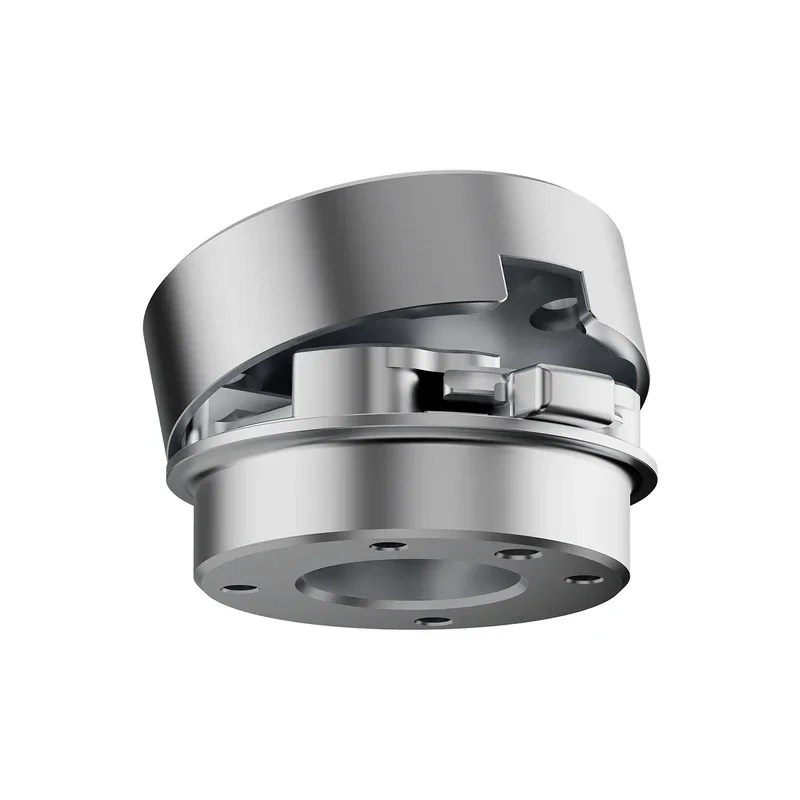 Metal component with circular structure and visible grooves, likely created by fairino fr10, showcasing detailed design and precise engineering.