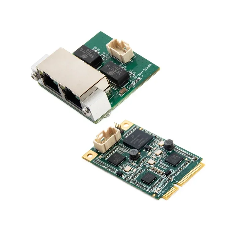 Green circuit boards with various microchips and connectors. Components crafted by fairino fr16.