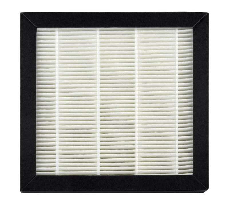 White pleated filter framed in black, resembling a grid, viewed from the front. It seems unrelated to a 3D printer or Flashforge Creator 4.