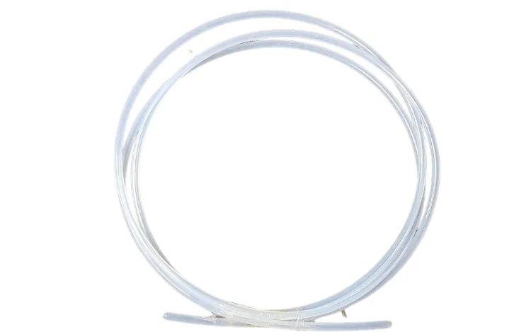 Coiled white filament on a white background used by Intamsys Funmat Pro 410.
