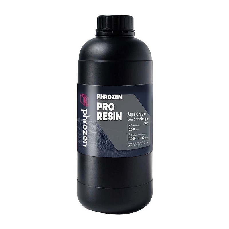 Phrozen Pro Series Resina Lavable con Agua Modelo Gris 1KG: Buy or Lease at  Top3DShop