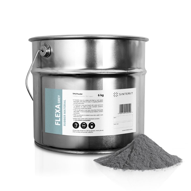 Sinterit FLEXA Grey Powder 6kg