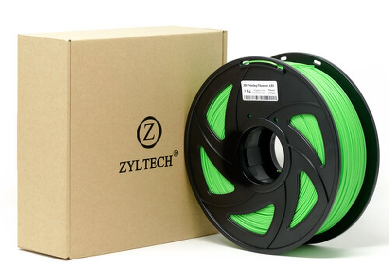 Zyltech 1.75mm Green ABS Filament - 1kg