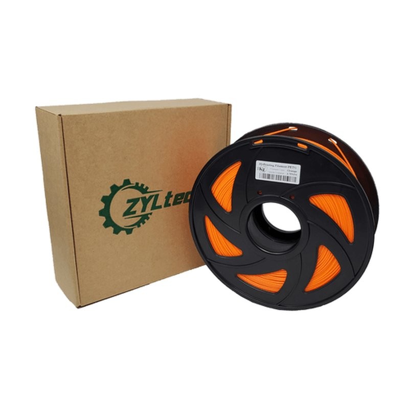 Zyltech Orange PETG 3D Printer Filament 1.75mm