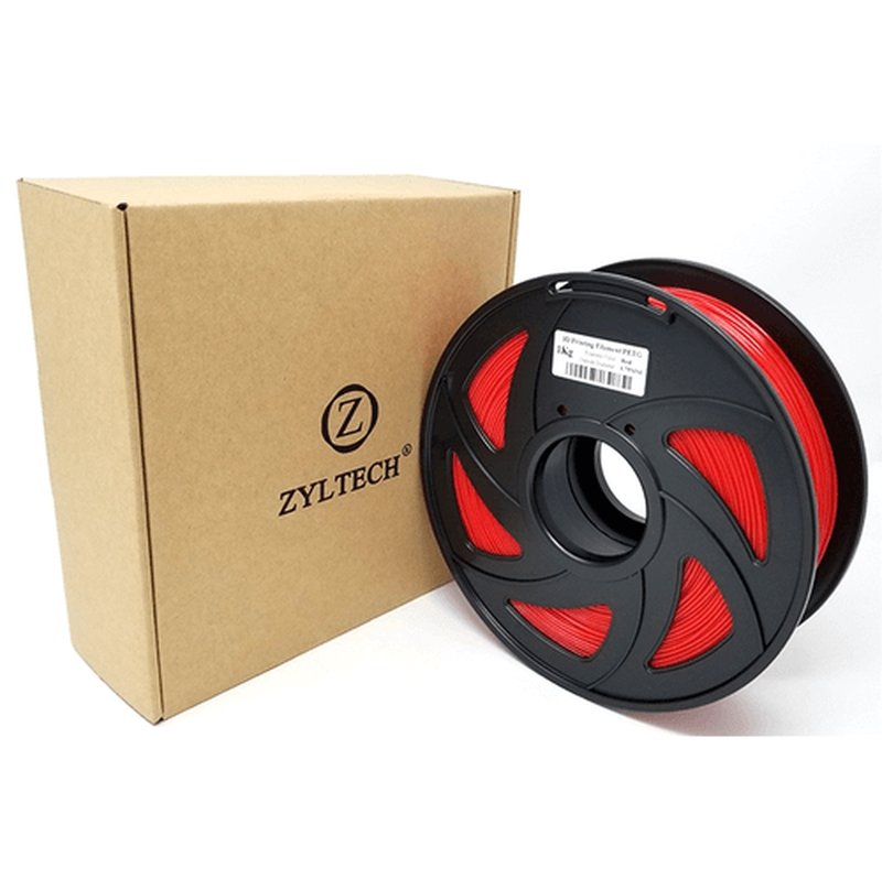 Zyltech Red PETG 3D Printer Filament 1.75mm