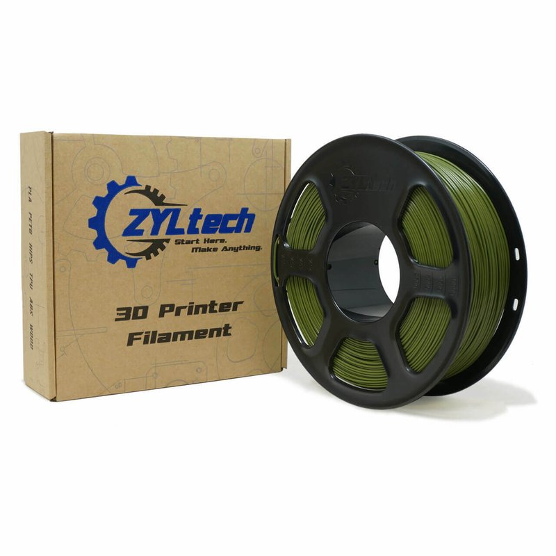 Zyltech Army Green PLA 3D Printer Filament 1.75mm