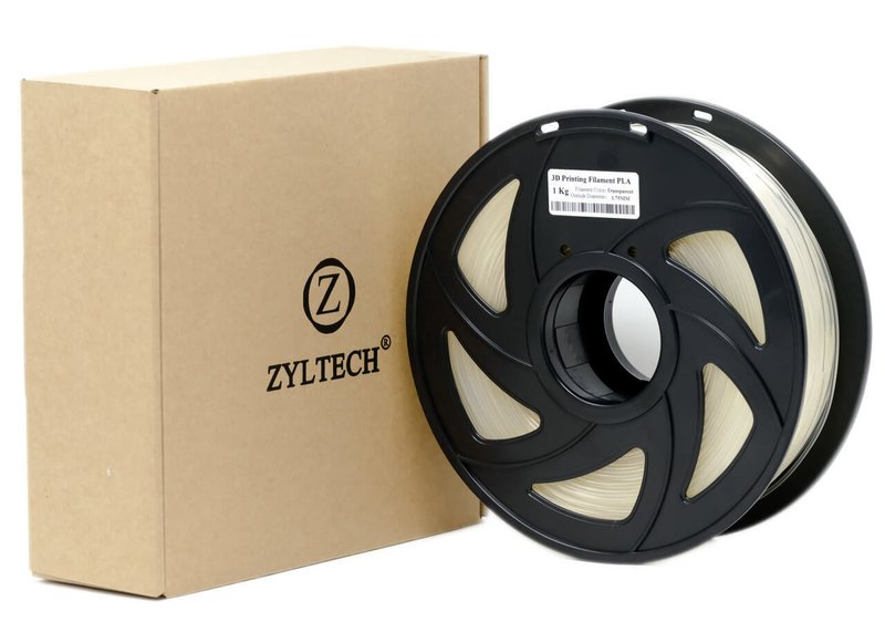 Zyltech Clear/Natural PLA 3D Printer Filament 1.75mm