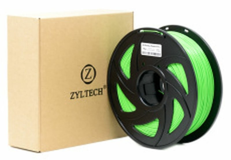 Zyltech Green PLA 3D Printer Filament 1.75mm